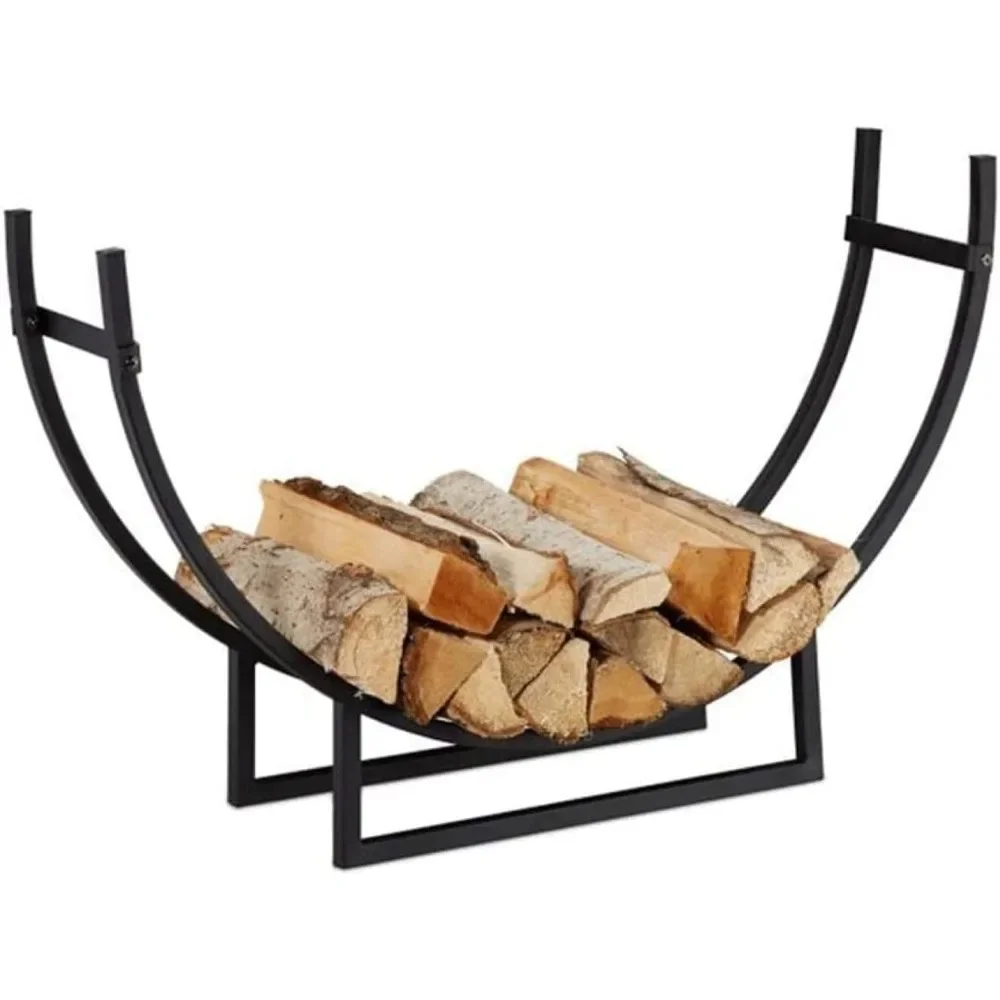 Log Store Fire Wood Rack Outdoor Firewood Holder for Firewood Storage Rack of Various Size Metal Wood Holders Wood Store