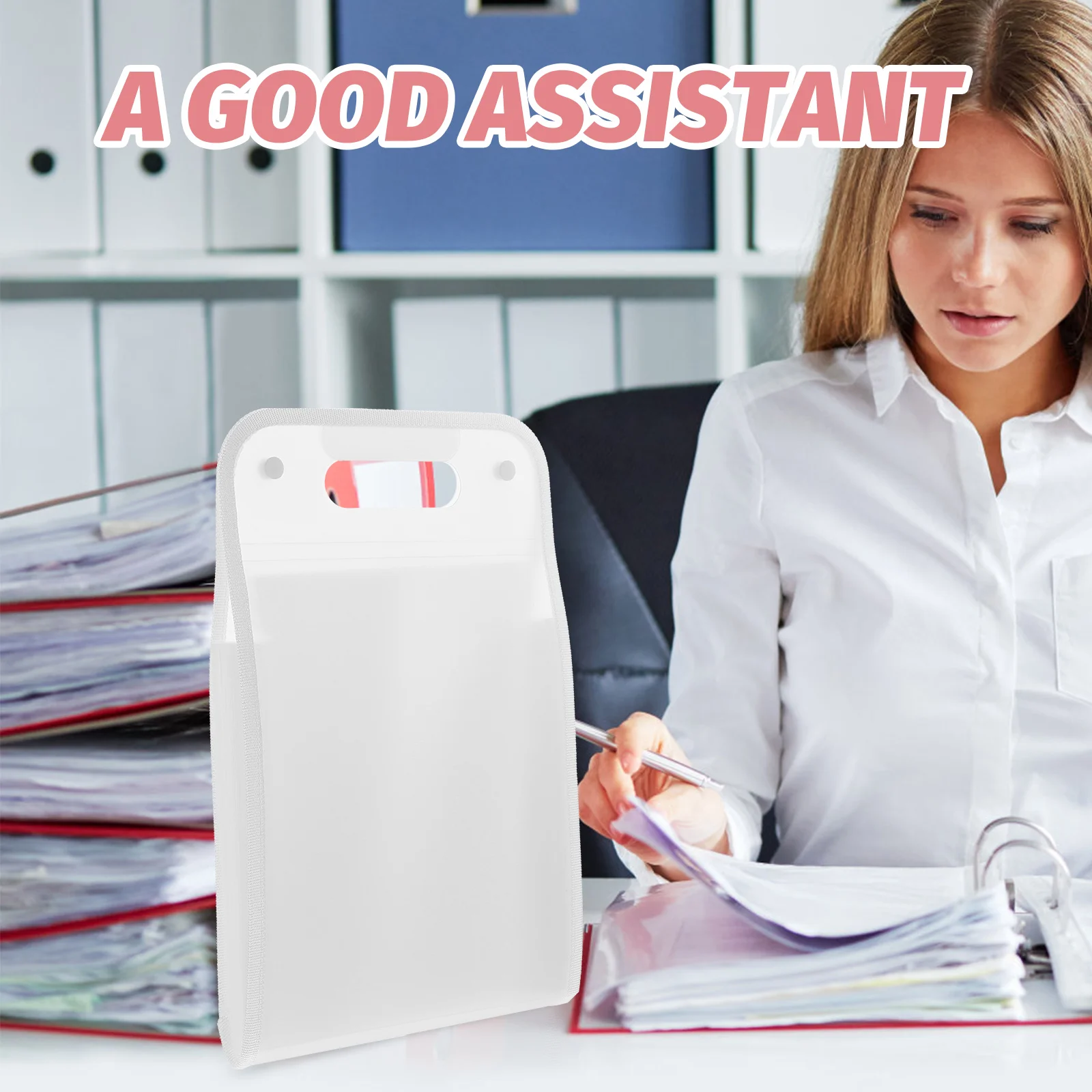 A4 Expandable Accordion File Folder Large Capacity Document Organizer For Receipts Bills Checks Filing Office Home School