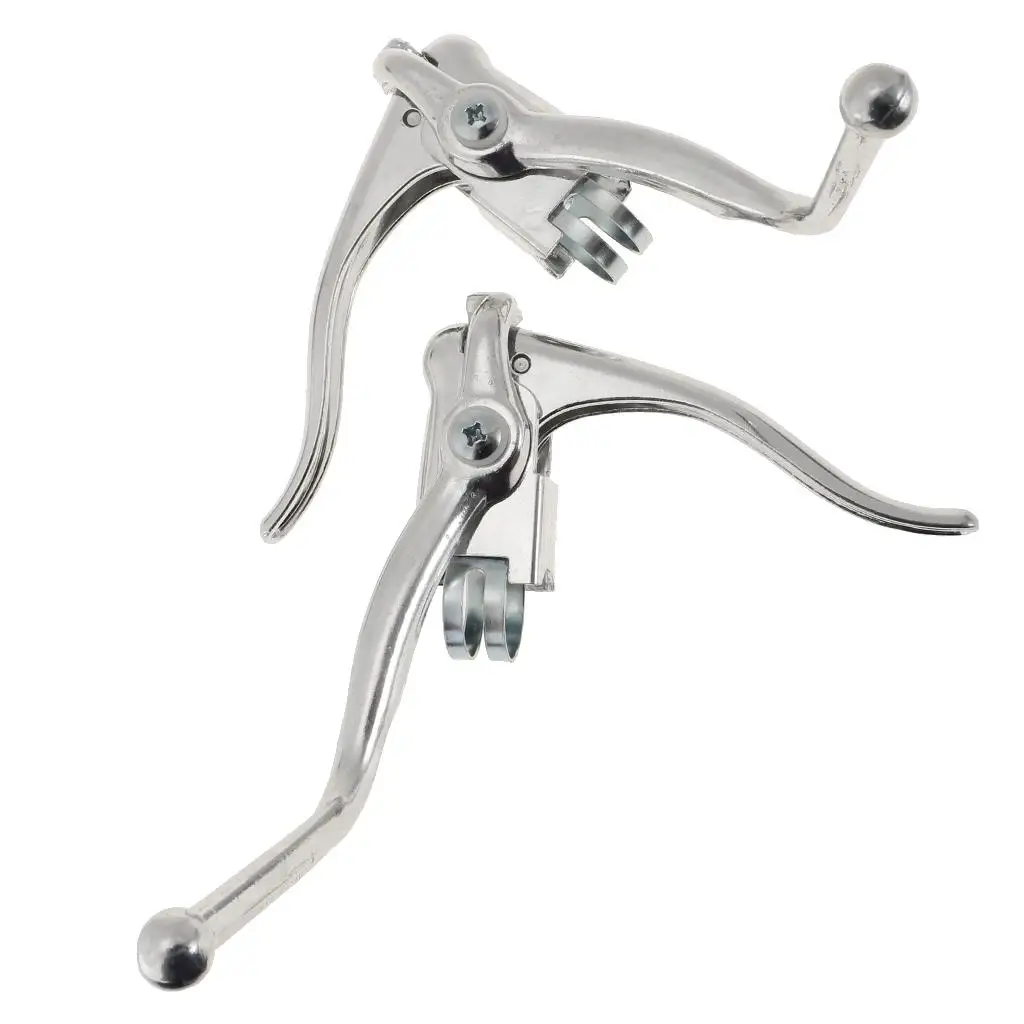 Alloy Double Handles Racing Bike Brake Levers Bent Bar