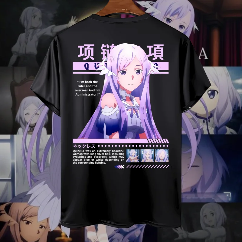 T-shirt Anime QUINELLA SAO Katun Premium 24s - Tshirt Sword Art Online Administrator Oversize Dewasa