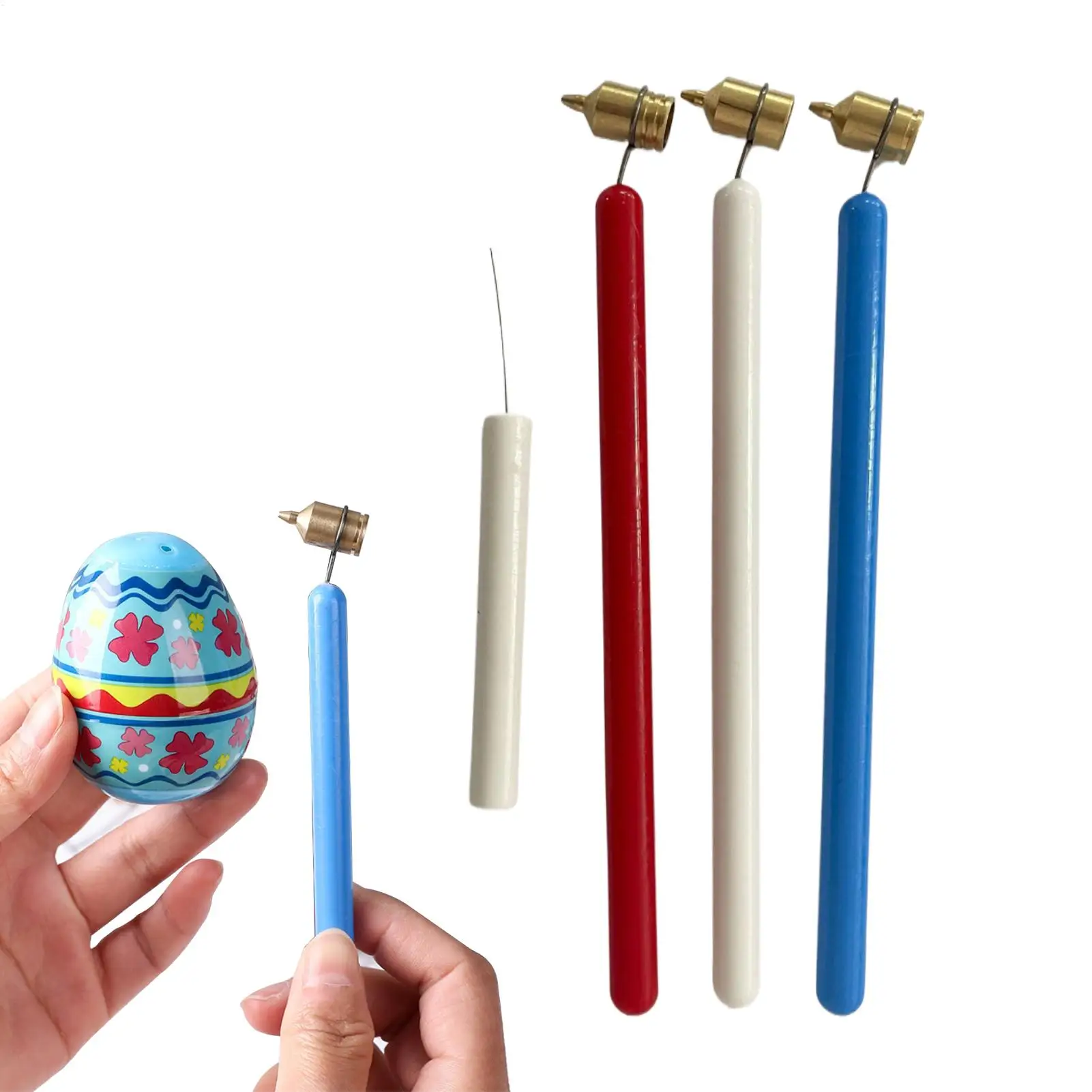 Liquid pigment writing device Liquid Writer Easter Egg Decoration Kit Metal Tip Paint Applicator Pen for Drawing Lines Lettering