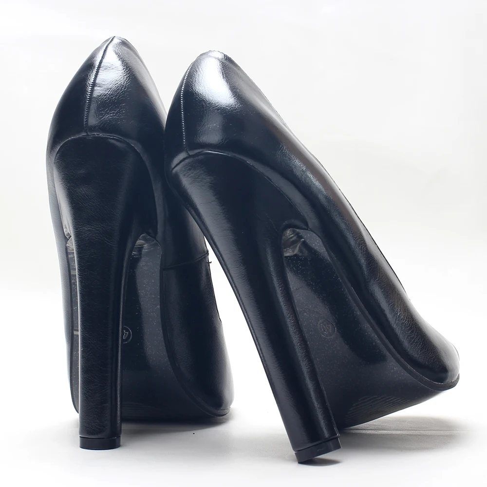 รองเท้าส้นสูง 6 นิ้ว ยี่ห้อ Jialuowei สำหรับผู้ชายแต่งหญิง หรือแดร็กควีน แบบเปิดนิ้วเท้า ไซส์ใหญ่ 36-46