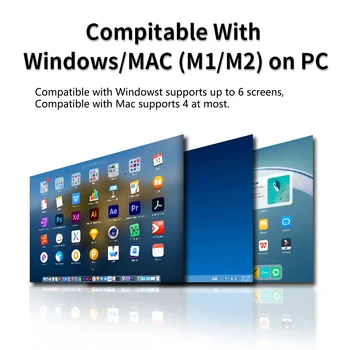 12 Inch Laptop Dual Monitor 1920*1080 HD IPS LCD Dual Monitor Screen Extender Laptops For Macbook Huawei 5