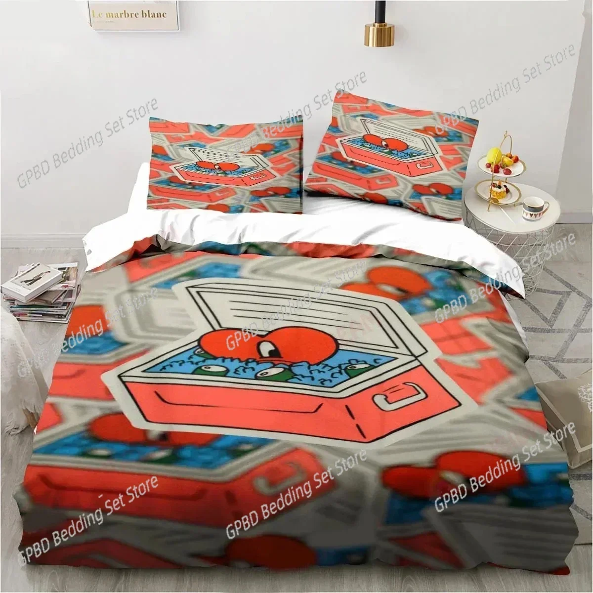 

2025 Luxury New 3D Print Funny Bad Bunny Un Verano Sin Ti Bedding Set Duvet Cover Bed Set Quilt Cover Pillowcase king Queen Size