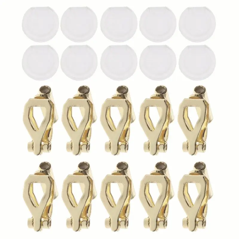 20 Pieces/Set Clip-on Earring Converter Comfort Earring Pads for Non-Pierced Ear