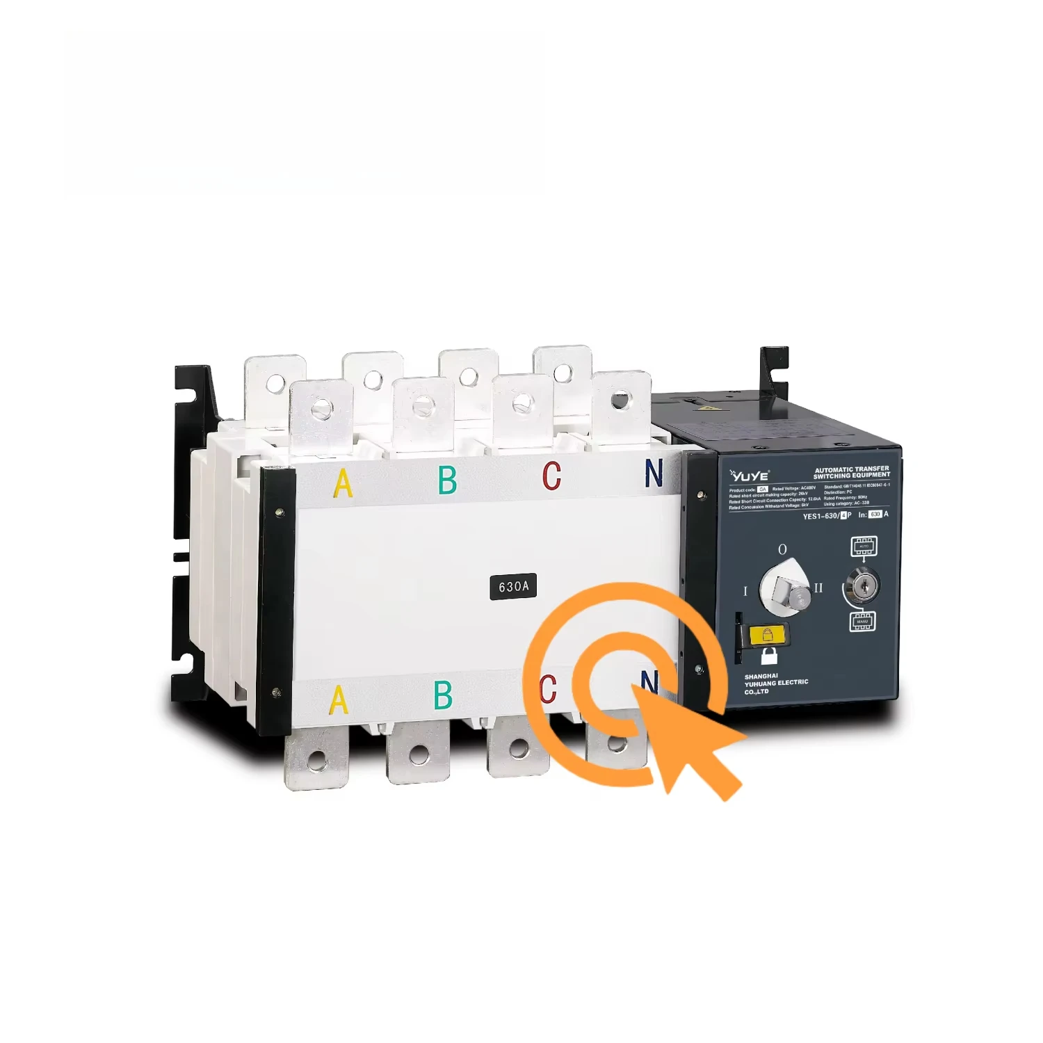 

123 YUYE ATS 630A Auto Switches Dual Power Automatic Transfer Switch Generator ATS 3P 4P 3 4 Poles