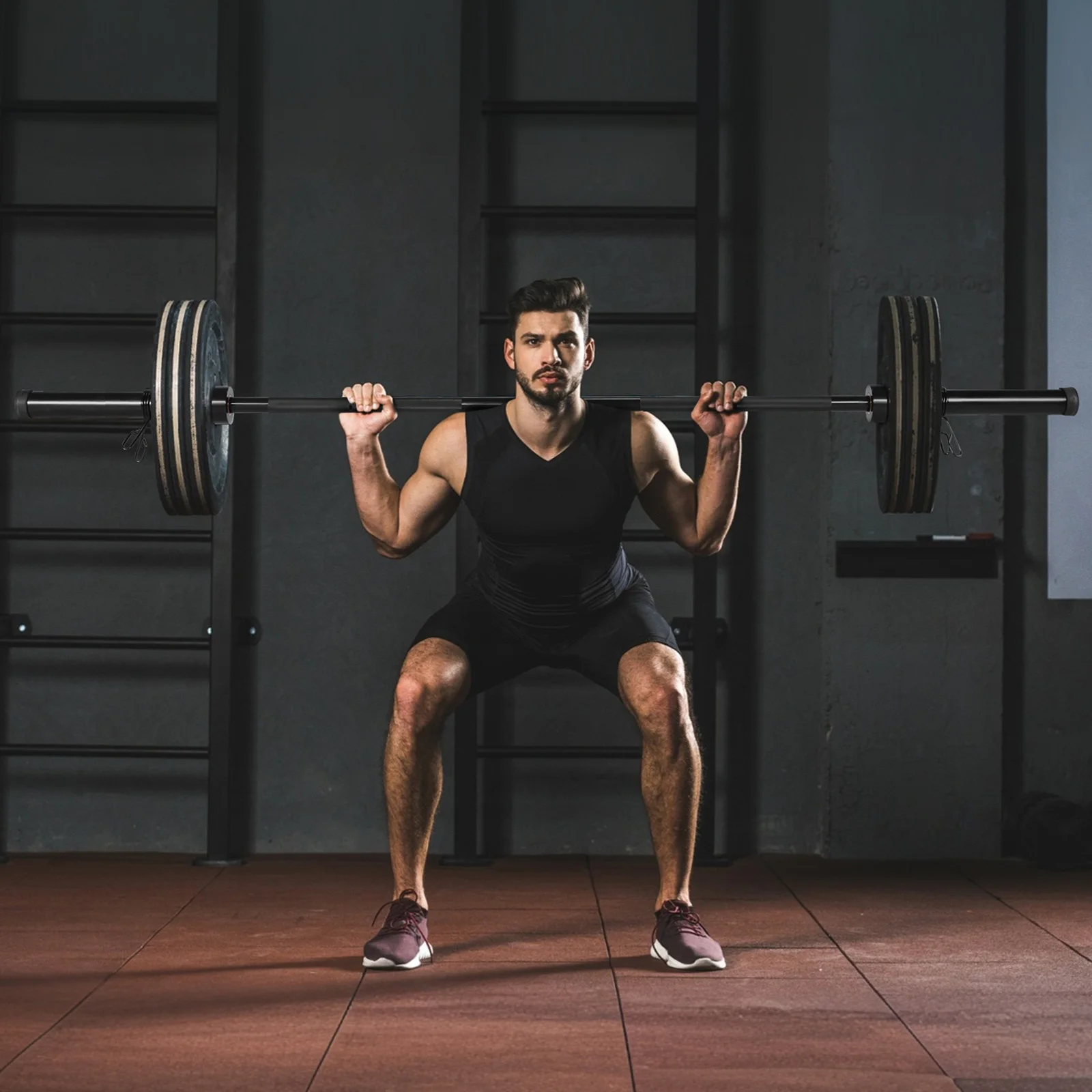 2.2 متر كروم اللياقة البدنية الحديد بار استبدال قضيب مستقيم الحديد بار الصالة الرياضية الحديد موصل لصالة الألعاب الرياضية الحديد بار تدريب القوة