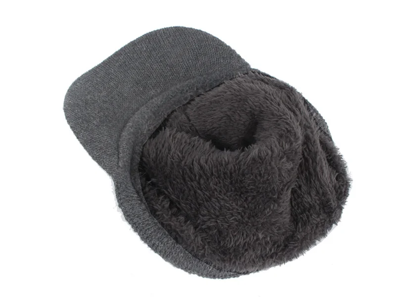 Gestrickte Hut Skullies Beanies männer Winter Hüte Für Männer Schal Kappe Frauen Winter Beanie Hut Beany Männlich Homme Gorro motorhaube Kappen – Detail 13