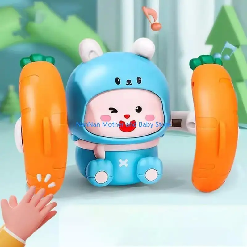 قاد الأطفال الروضة أطفال أرنب إلكتروني مع ضوء الموسيقى