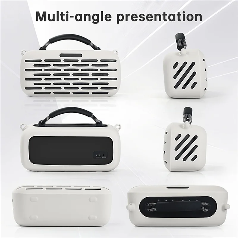 غطاء حماية متين للحمل لمكبر الصوت المحمول Bose Soundlink Max من السيليكون مع حزام كتف مضاد للخدش