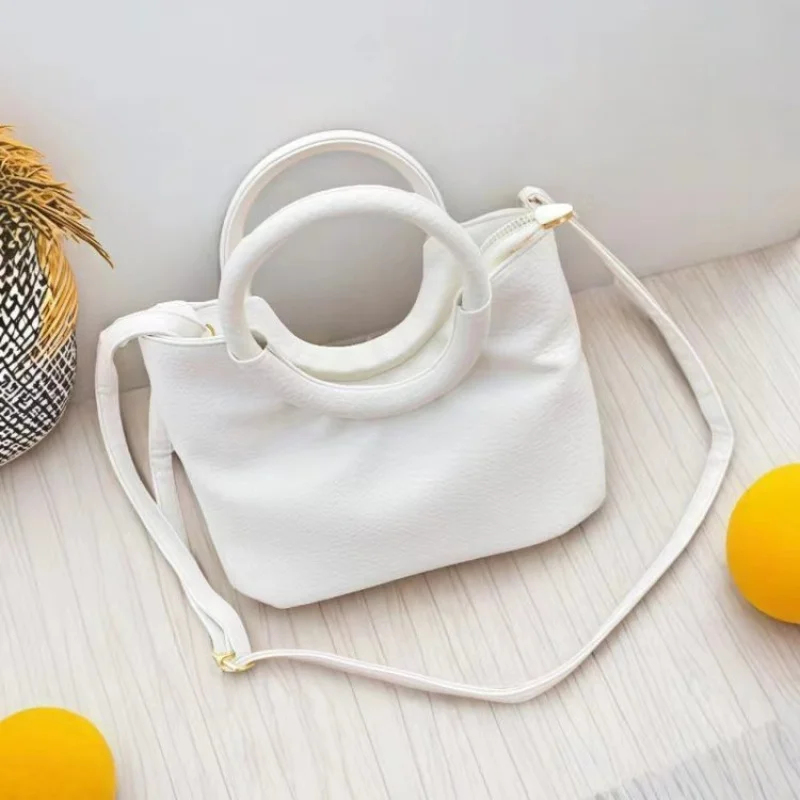 

Элегантная кожаная женская сумка на плечо, элитная роскошная брендовая модная известная парижская минималистичная повседневная винтажная сумка ​