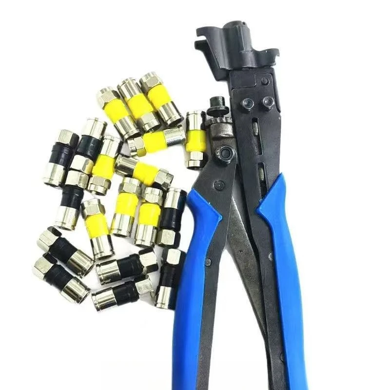 Crimping Pliers  -5-7 -5-9  SqueezinNBNBg Pliers for RG6/RG11 Coaxial Cable with Extra Leakage Hole