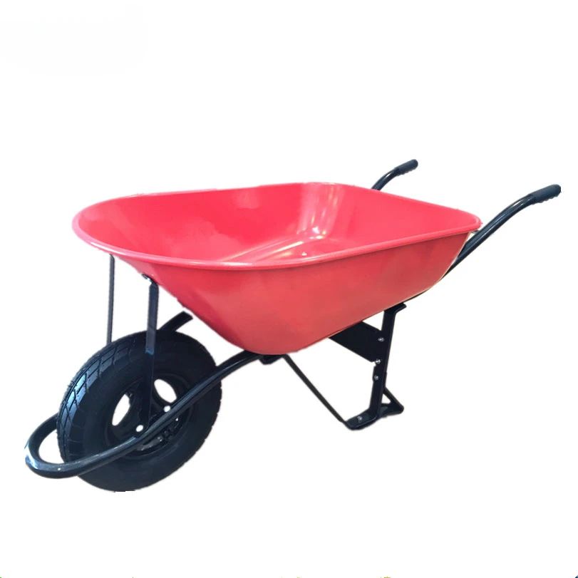 

120kg 160kg Metal Tray Wheel Building Garden Handbarrow Wheelbarrow Barrow Plastic for Europe South America Carton Box OEM 1 Set