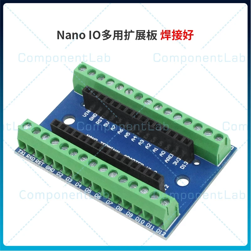 Placa de expansión de interfaz GPIO para Arduino NANO V3.0, módulo de expansión simple IO Shield V1.0, 5-25 unidades