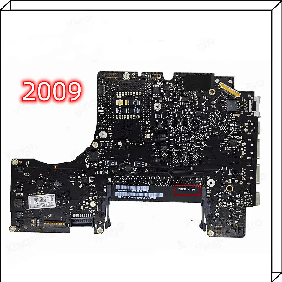 Mapa lógico a1342 original 820 - 2883 - a 820 - 2877 - B para MacBook branco 13 polegadas a1342 mapa mãe 2009 2010