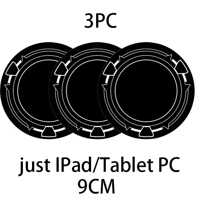 Neue 9 cm Metall Platte Ring Für Magsafe Magnetische Auto IPad Halter Kühler Eisen Blatt Aufkleber Für IPad/Tablet PC – Detail 8