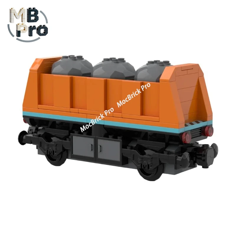 Modular Train Coach Expansion Kit Building Blocks Crane Wagon Freight Vehicle Observation Railcar Leisure Collectible Ornament