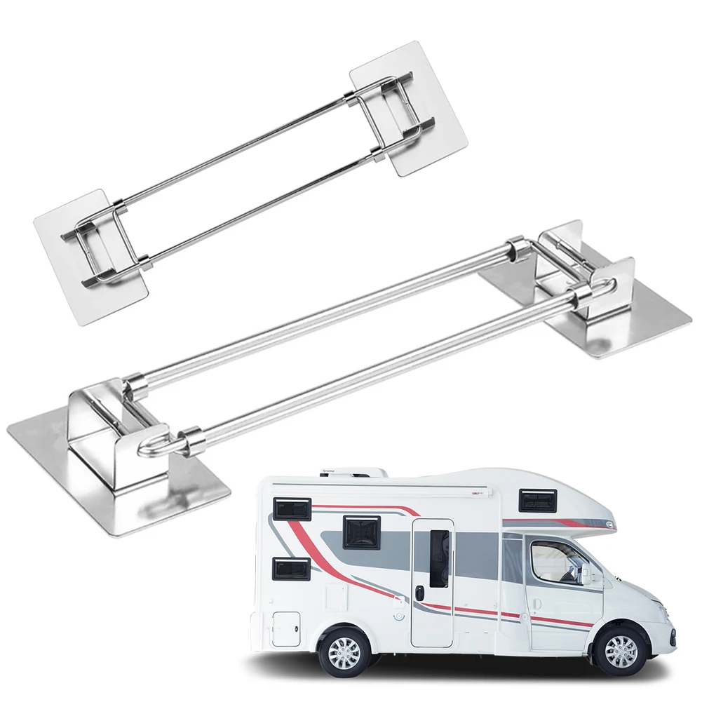 

RV Bathroom Organization Stainless Steel Travel Trailer Bathroom Corner Storage Bar RV Shower Corner Bar RV Bathroom Accessories