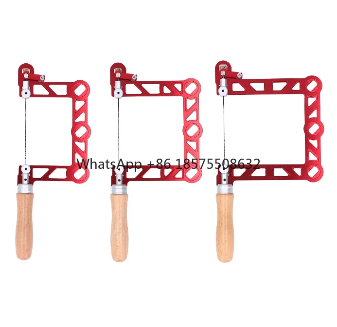 3/4/5 INCH Hand Coping Saw Mini Woodworking Hand Saw U Shape Wooden Handle Coping Saw for Jeweler Metal Processing