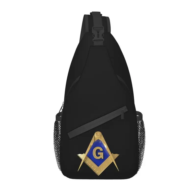 

Повседневная сумка-слинг Freemason для путешествий, пешего туризма, мужской масонский нагрудный рюкзак через плечо, рюкзак на плечо