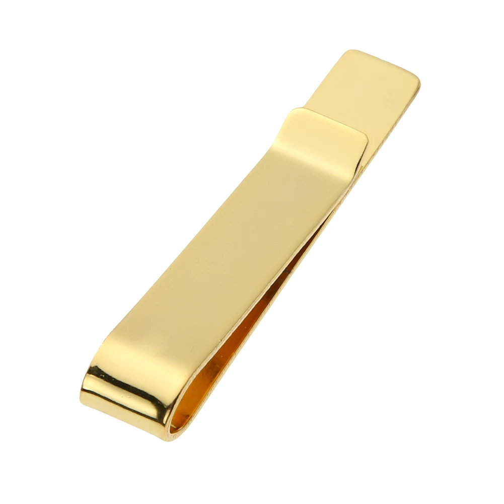 Pince à collier Portable en acier inoxydable, 1 pièce, support à pince pour espèces, portefeuille minimaliste pratique, couleur unie pour collier de carte d'argent