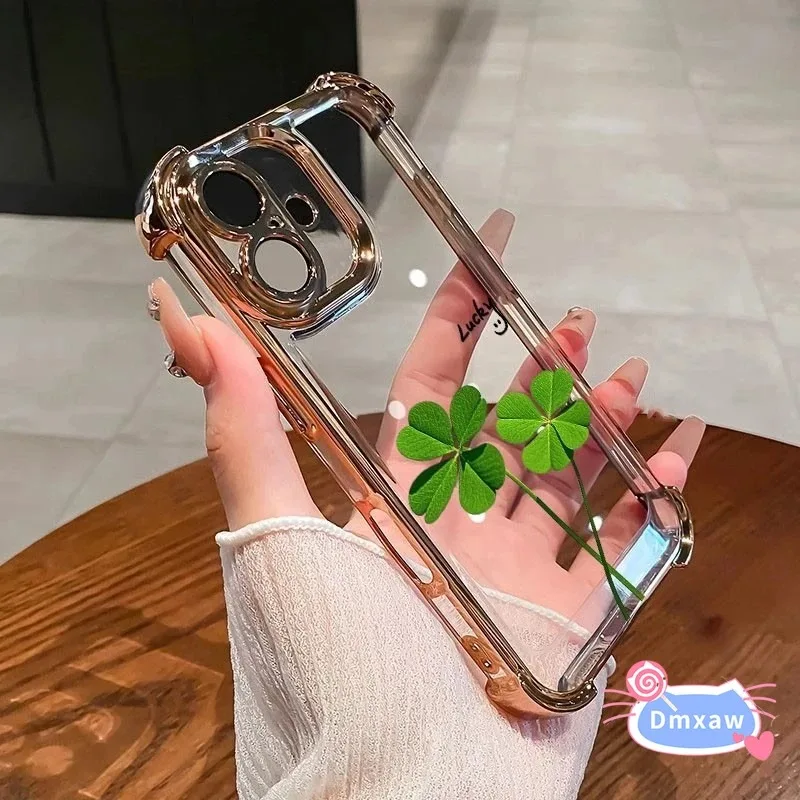 ل Vivo X200S X200U X200 Pro Mini X100 X100S Pro X90 X80 Pro X70 جراب هاتف بسيط حسن الحظ أربع أوراق البرسيم ابتسامة غطاء ناعم #5