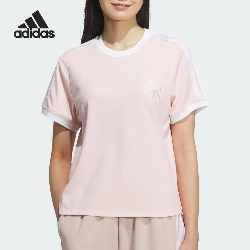 

Adidas/Adidas Genuine Summer New Women's Breathable Casual Round Neck Short-sleeved T-shirt JY7628