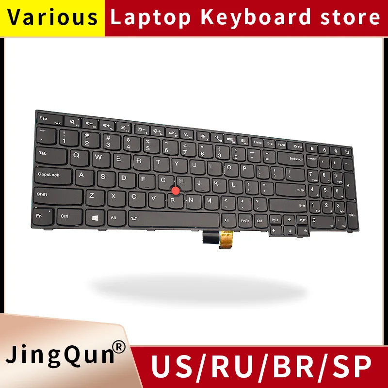 

Сменная подсветка клавиатуры в США/русском стиле для ноутбука Lenovo ThinkPad E560P 20G5 S5 2-го поколения 20JA 00UR628 00UR591