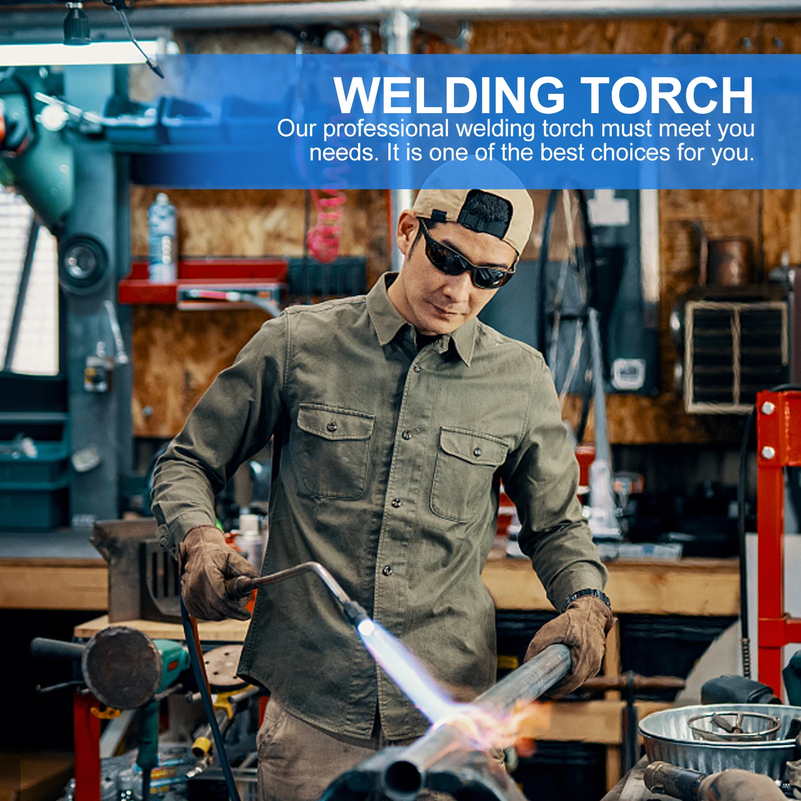 

Liquefied Gas Torch Welding High Temperature Home Copper Oxygen free Professional Welding Tool Lightweight Precision Crafted