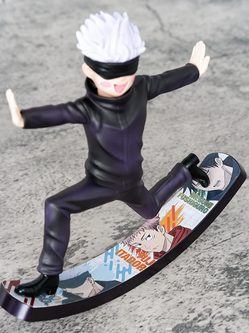 16 سنتيمتر Jujutsu Kaisen Gojo Satoru AndWobble GK تمثال أنيمي اليدوية عمل أرقام سطح المكتب حالة زينة زخرفية هدية #4