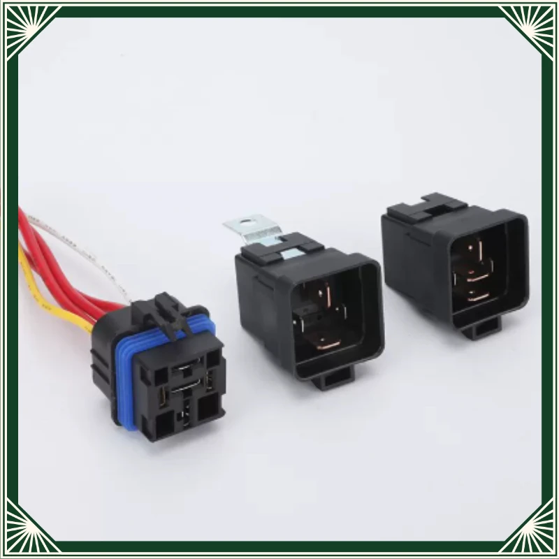 1Pc 80A relay four feet five feet 12V24V with socket