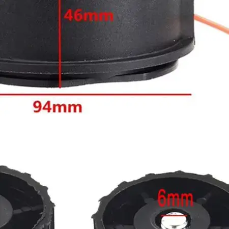 Set Grass cutter Accessories Spring Line spool 10mm Trimmer head Double line For Expand-it Plastic Replacement