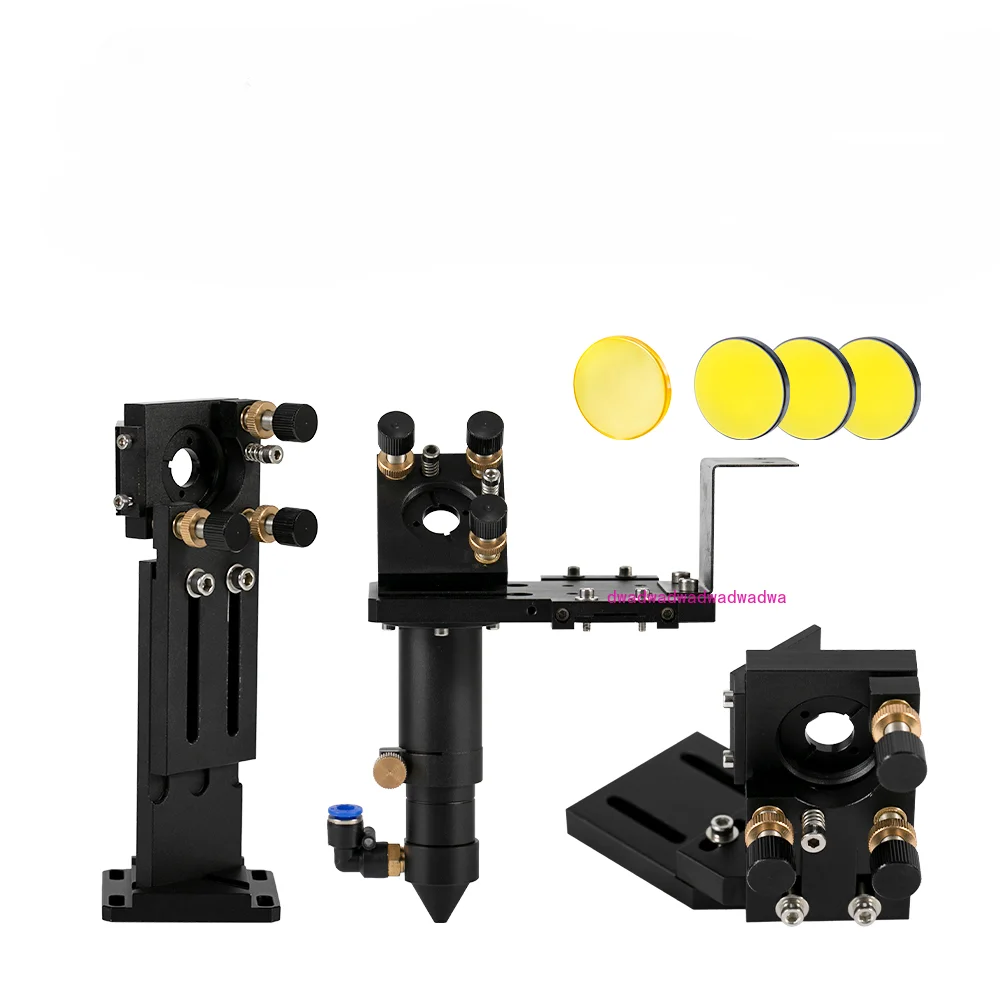 Cloudray E Series: CO2 Laser Head Set + 1 Pcs Focusing Lens + 3 Pcs Si / Mo Mirrors for Engraver Cutting Machine Parts