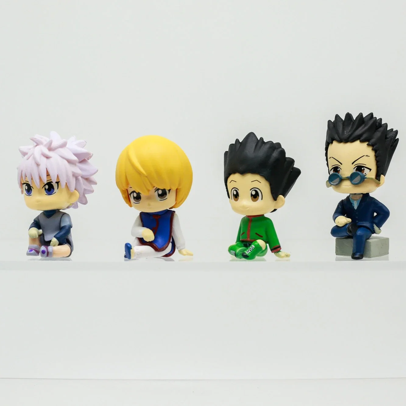Rement HUNTER HUNTER Figuras de Anime Caja Sorpresa Juguete Coleccionable Gon Freecss Leorio Kurapika Killua Zoldyck Modelo Decoración de Escritorio