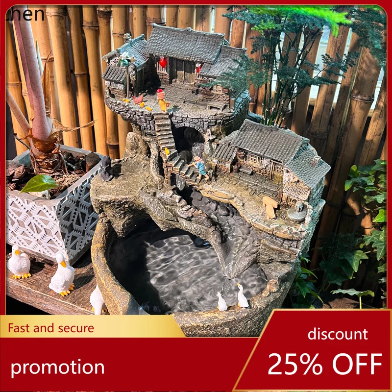 

H1 Flow Ancient Method Fish Tank Water Circulation Landscaping Filter Fish Breeding Ecological Tank Water Feature