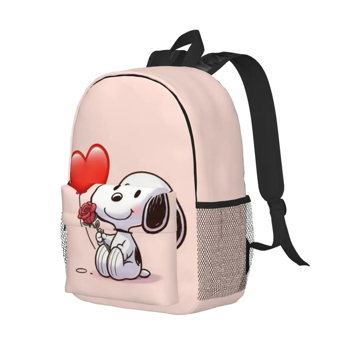 Snoopy New Fashion High Capacity Waterproof College Backpack Trendy Laptop Travel Book Bag 15inch