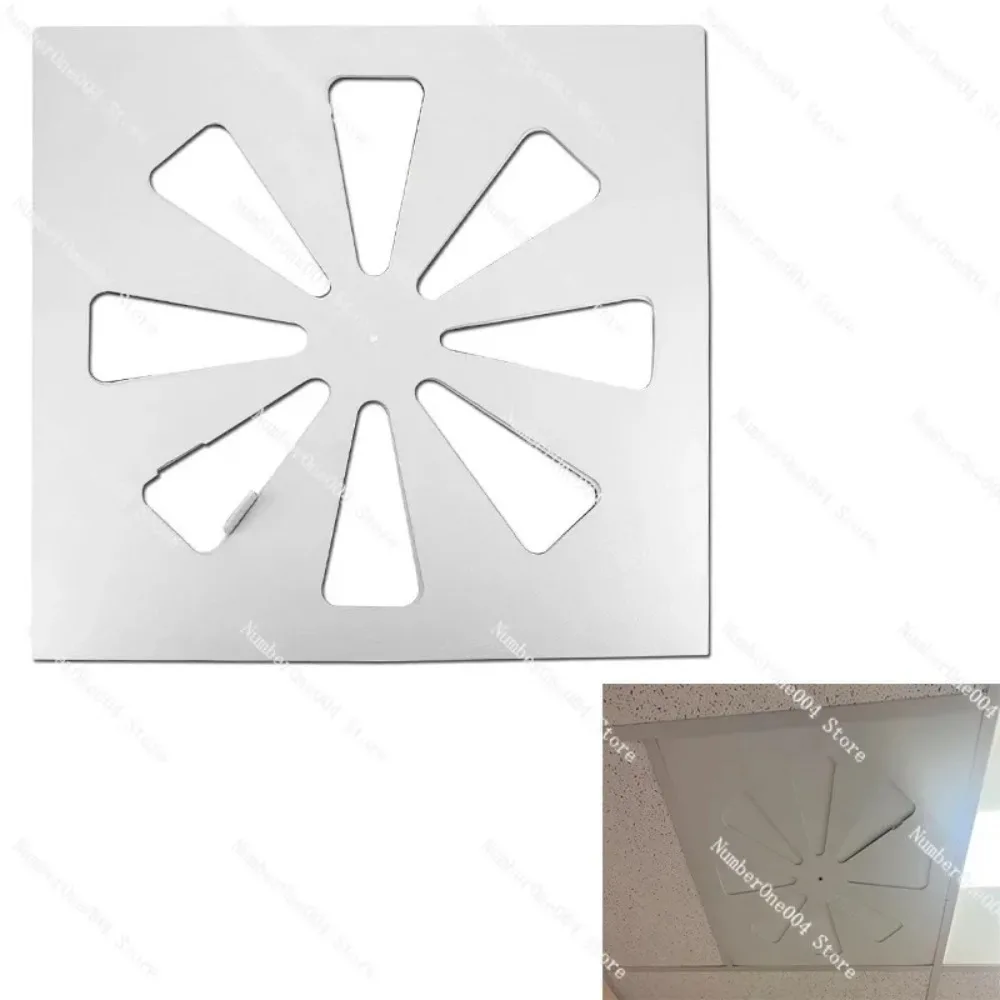 Adjustable Air Conditioning Ventilation Hood Ceiling Aluminum Air Conductor Ceiling Air Conditioning Ventilate Commutator