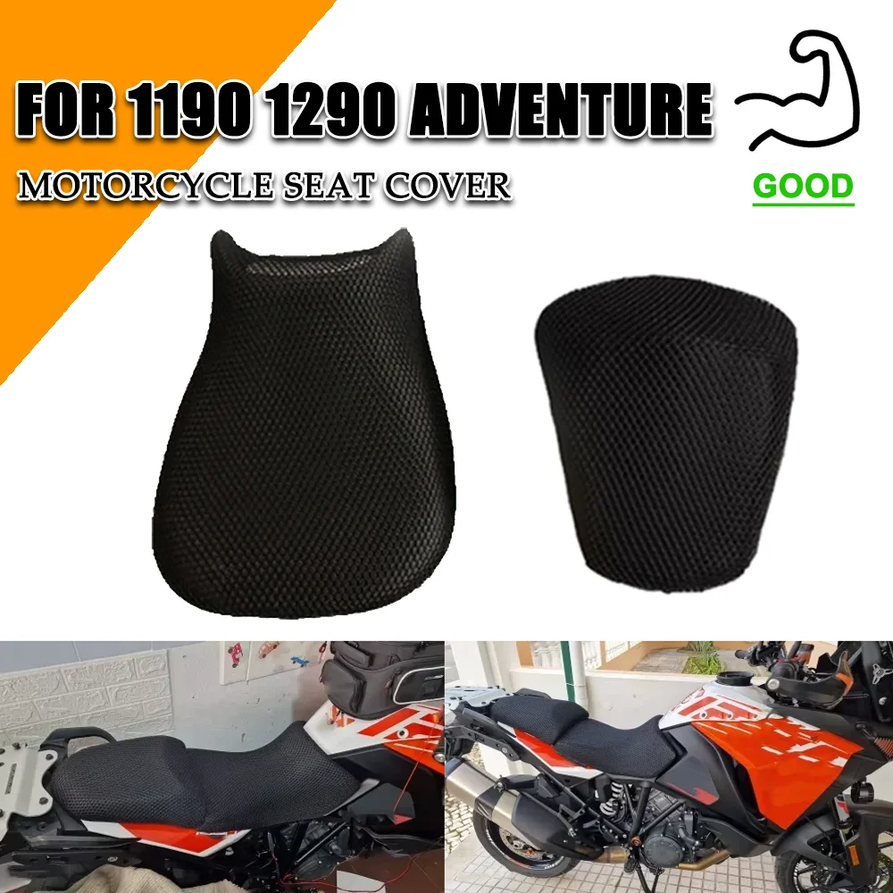 

Motorcycle Accessories Mesh Seat Cover Heat Insulation Seat Cushion Cover Protector For KTM 1290 Super Adventure 1190ADV 1290ADV