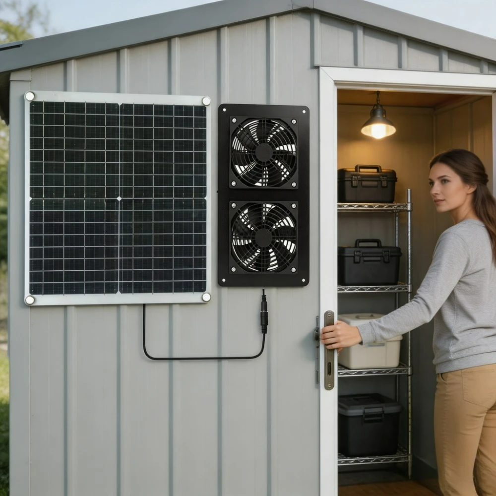 ip65-outdoor-grade-dual-exhaust-vent-fan-with-20w-30w-monocrystalline-solar-panel-for-rv-caravan-greenhouse-chicken-coop-pet