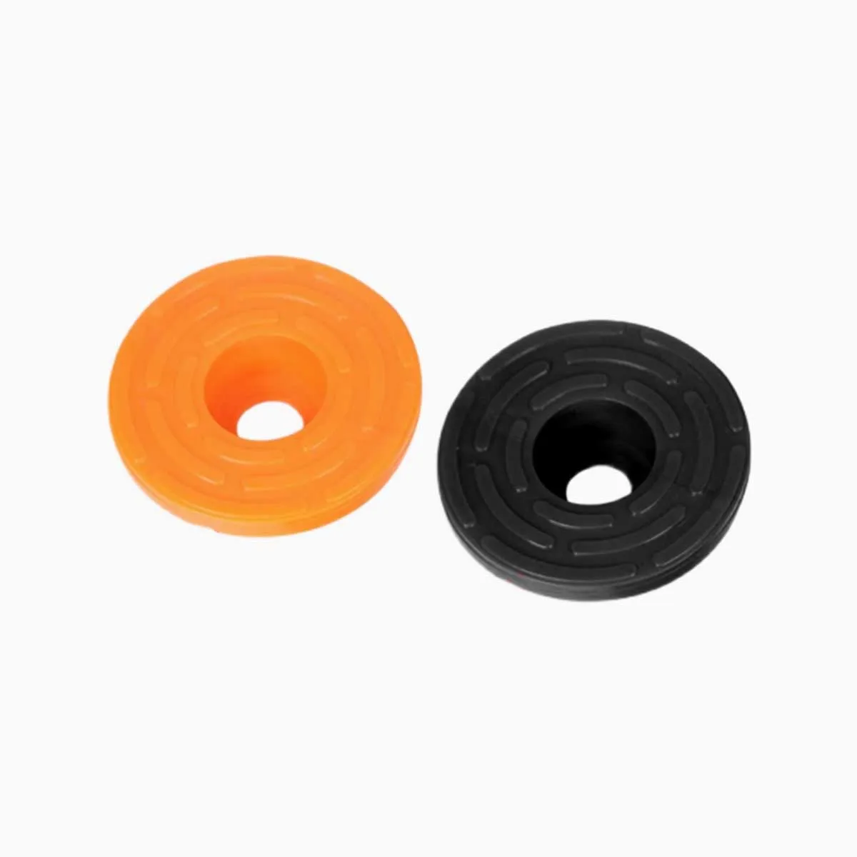 Black Orange Foot  Pad,D40/D50/D60/D80 Heavy Duty Carbon Steel Foot Cup Anti Slip Rubber Pad