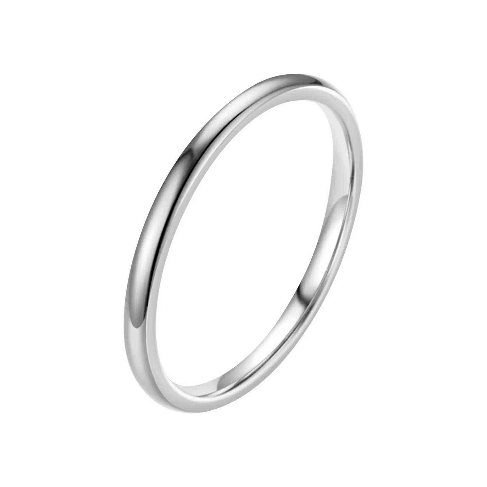 Ring Size 6/7/8/9/10/11/12 Brushed Simple Silver Color Ring Men Minimalist Wedding Band Engagement Rings Women Male Jewelry