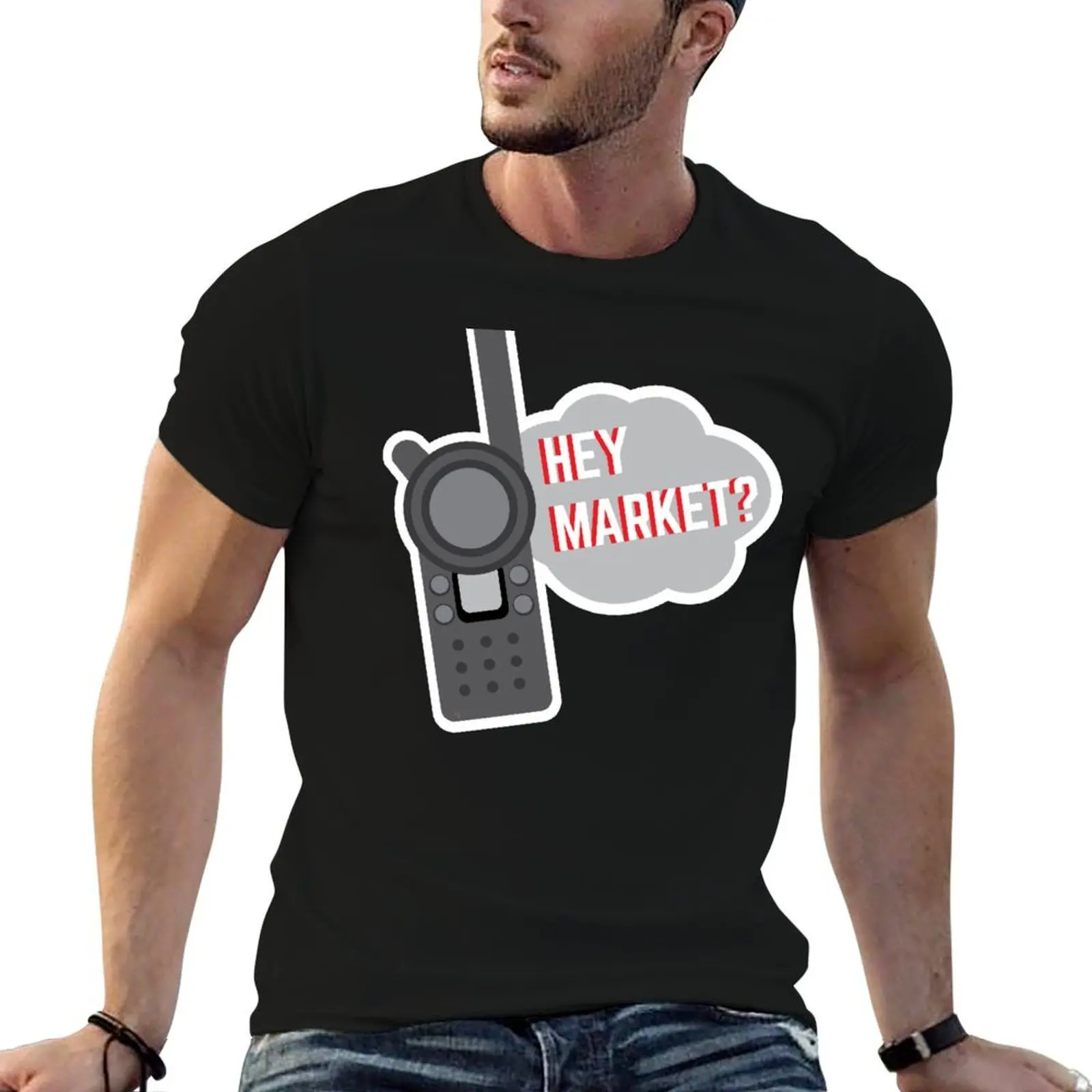 Market Team Member - hey market? T-Shirt t shirts cotton 100% t shirts designer t shirt man cotton T-shirt