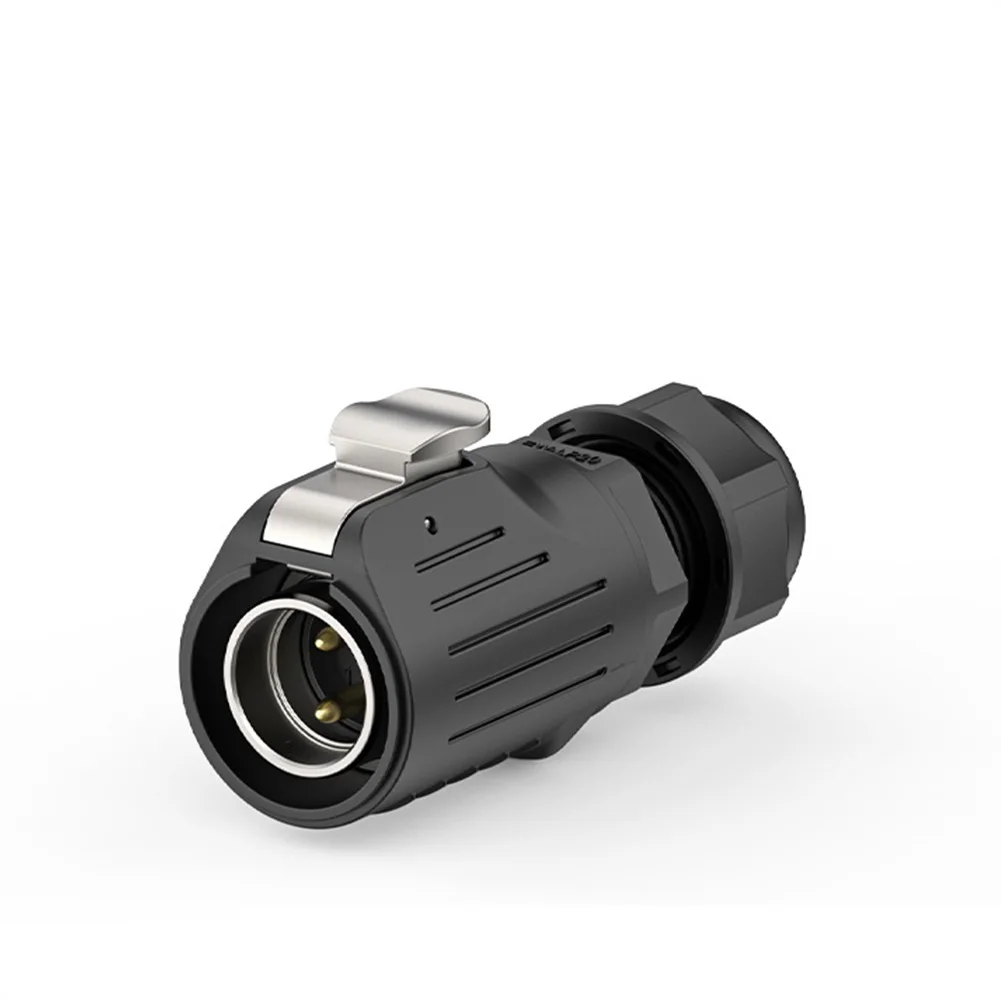 1 Set EW-LP20 Industriële Waterdichte Ip68 Snelstekker Elektrische Connector Flens Socket 70*38Mm 35.7X38Mm Elektrische Benodigdheden