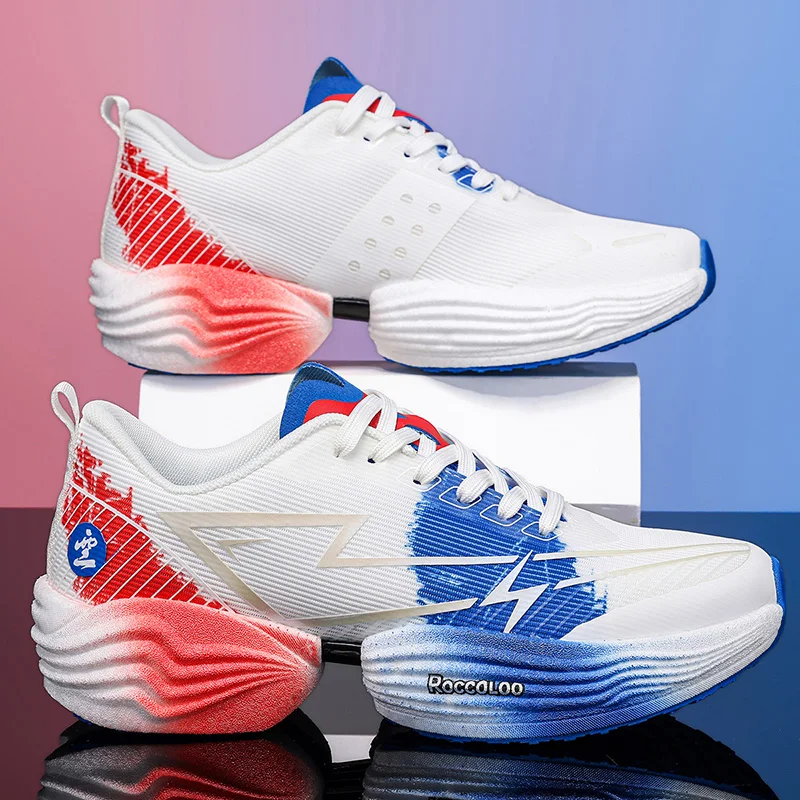 أحذية ماراثون الهوائية للرجال للجري قابلة للتنفس، أحذية رياضية ماراثون جيثويت، أحذية رياضية مريحة للنساء للتدريب الرياضي #4