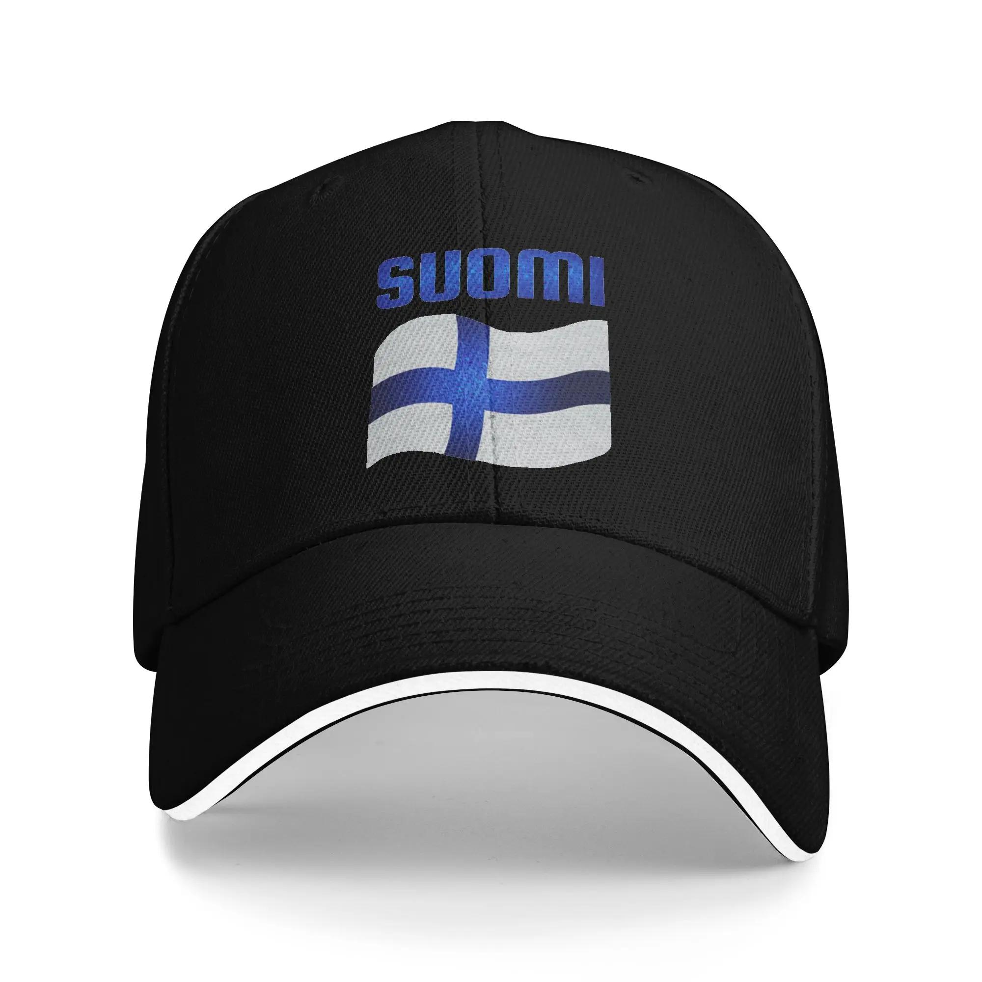 Gorras de béisbol con bandera de Finlandia para hombre y mujer, gorra de alta gama con visera, gorras para fiesta en la piscina, gorras para papá