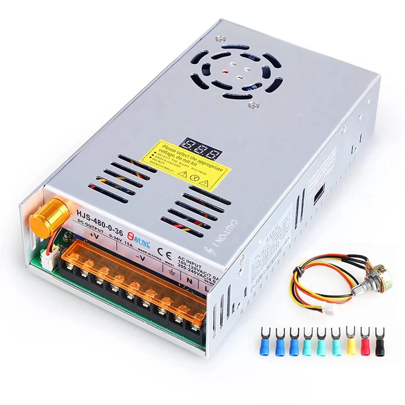 36V DC Power Supply Adjustable DC Power Voltage Converter,AC 110V-220V To DC 0-36V Module Switching Power Supply Digital