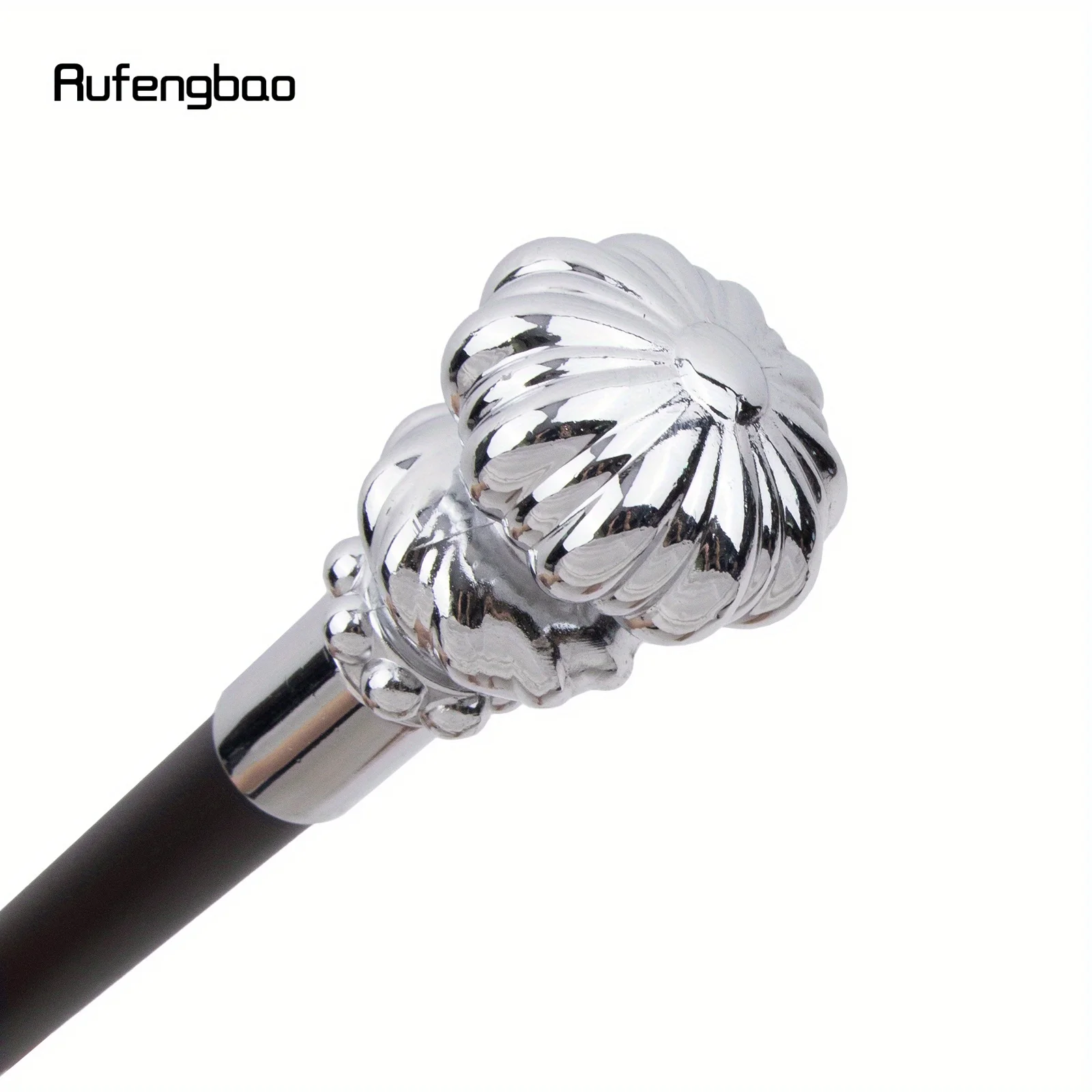 Witte Luxe Bloem Lijn Handvat Mode Cosplay Wandelstok Party Riet Elegante Crosier Stick 93cm Prestaties Podium Riet