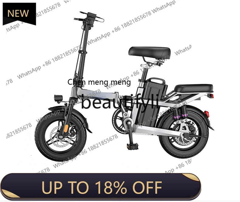 

Z189 National standard folding electric vehicle driving ultra-light bicycle battery car lithium battery scooter