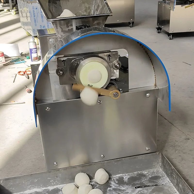 Electric Dough Divider Rounder Dough Ball Rolling Making/Dough Cutting Machine with Hopper Industrial Bakery Machines
