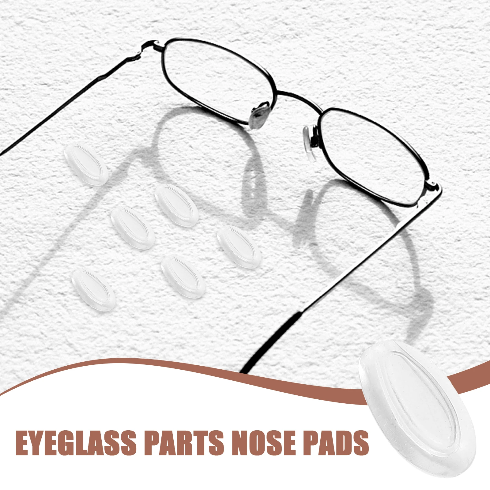 

Glasses Pads Replacement Silicone Anti-Slip Nose Pad Cushion For Eyeglasses Comfortable Nose Support Parts